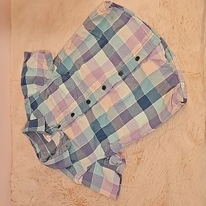 Boys Plaid Button Down